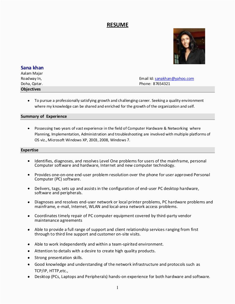 System Administrator Sample Resume 3 Years Experience System Administrator Resume format