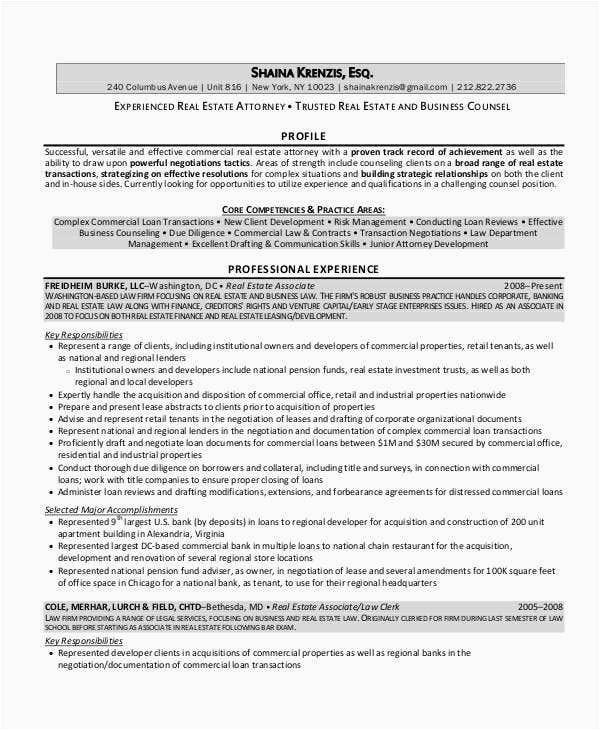 Experienced Real Estate attorney Resume Samples 10 attorney Resume Templates Pdf Doc