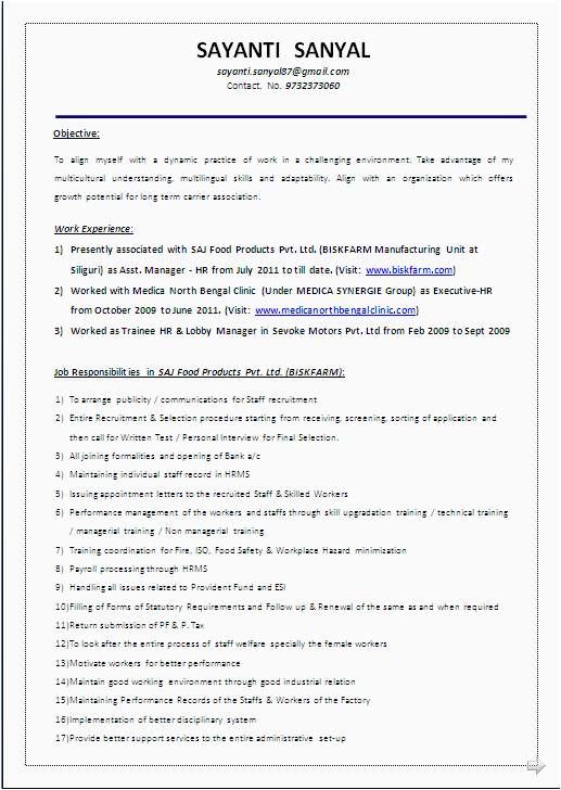 Hr Resume Sample for 4 Years Experience Resume Blog Co Mba Hr with 4 Years Experience Beautiful Hr Resume Sample for 4 Years Experience Resume Blog Co Mba Hr with 4 Years Experience Beautiful