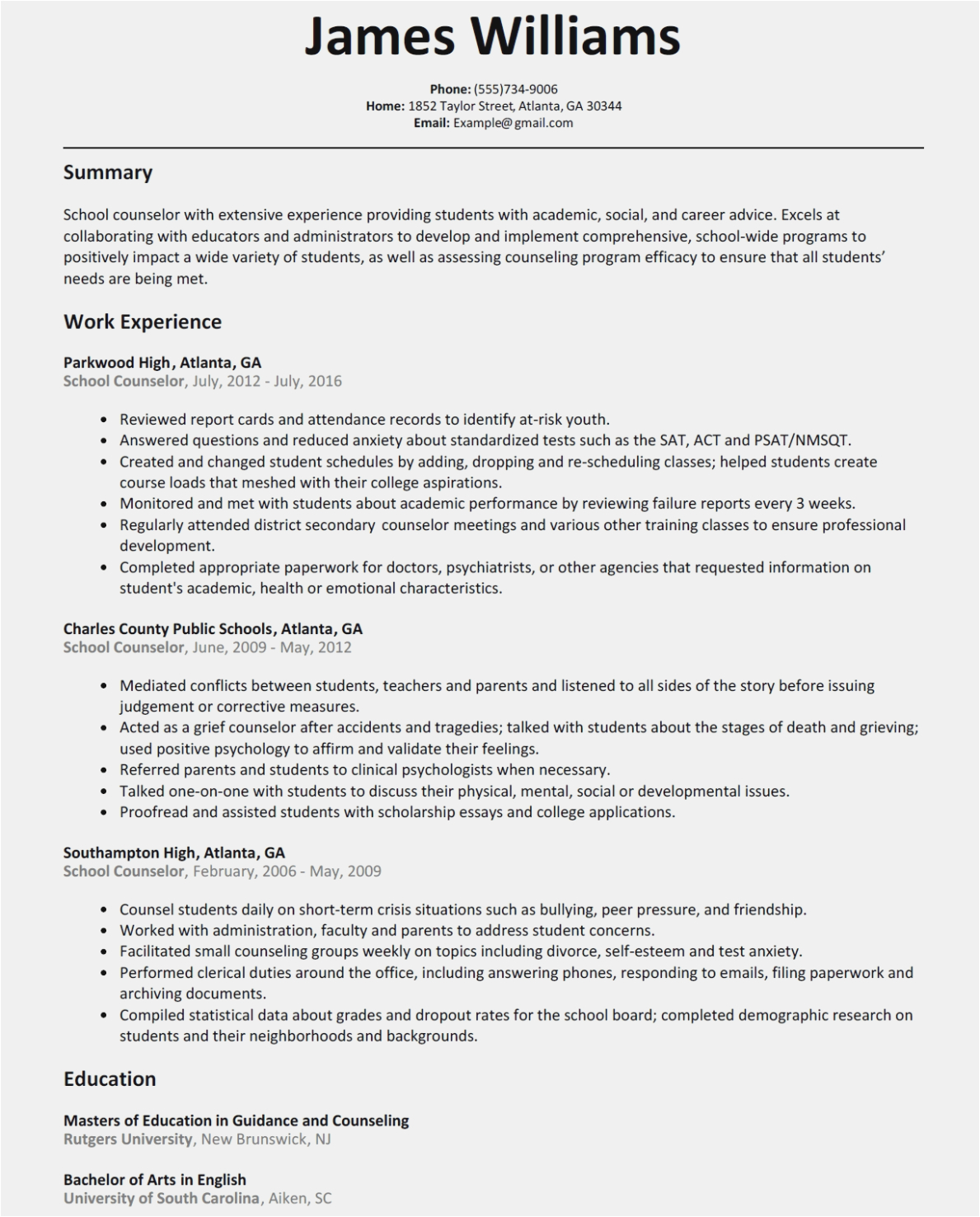 Sample Resume for Academic Advisor Position 15 Taboos About Academic