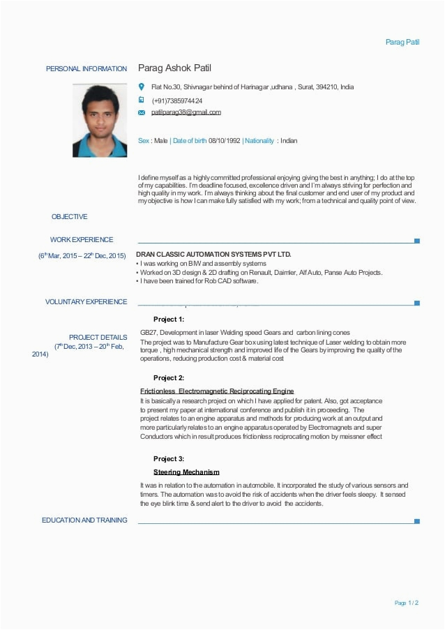 Sample Resume for Experienced Mechanical Engineer Mechanical Engineer Resume Samples and Writing Guide [10