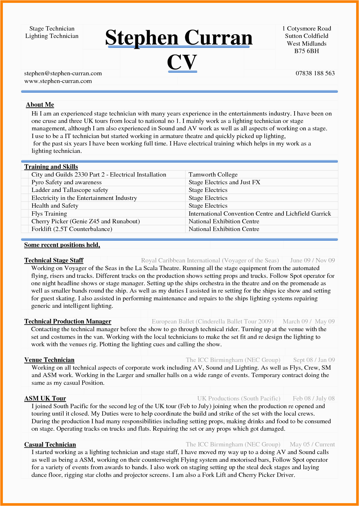 Sample Resume for Ms In Us Latest Resume format In Ms Word
