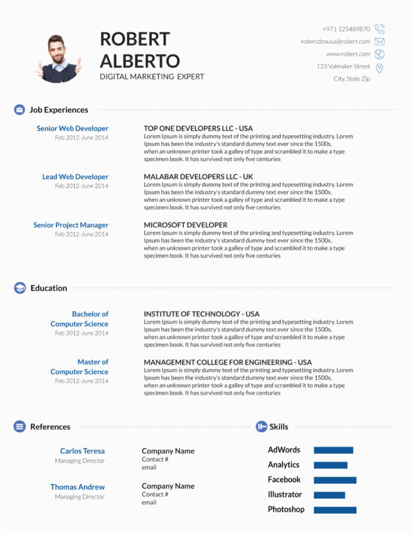 Sample Resume for Ms In Us Latest Resume format In Ms Word