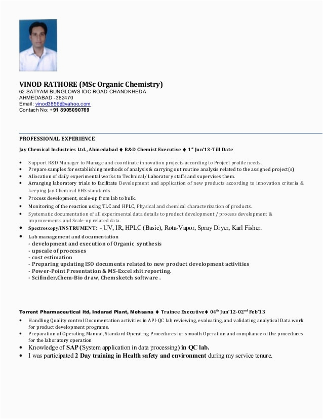 Sample Resume for Msc Biochemistry Freshers Msc Chemistry Resume format thesis Web Fc2