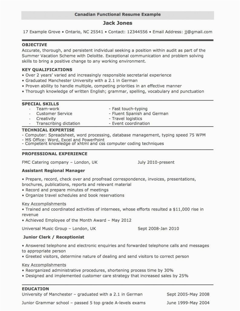 Sample Resume for Nanny In Canada Canadian Resume Sample for Caregiver Best Resume Examples