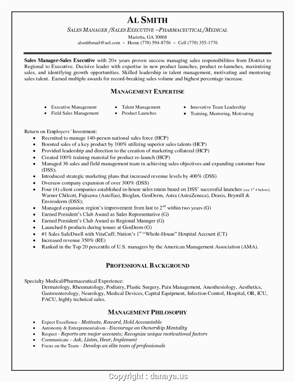 Sample Resume for Regional Sales Manager Pharma Newest Pharmaceutical Sales Manager Resume Ultimate Sample