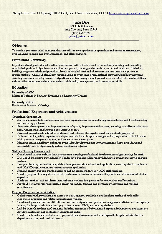 Sample Resume for Regional Sales Manager Pharma Pharmaceutical Regional Sales Manager Resume