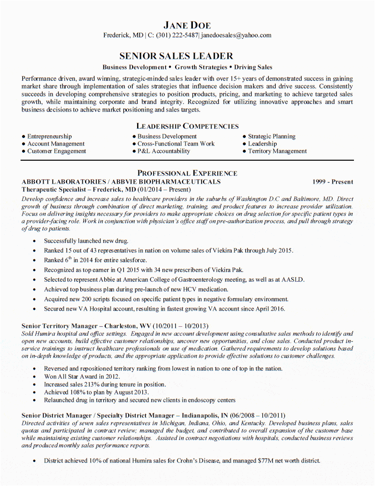 Sample Resume for Regional Sales Manager Pharma Resume for Pharmaceutical Sales Rep Mryn ism