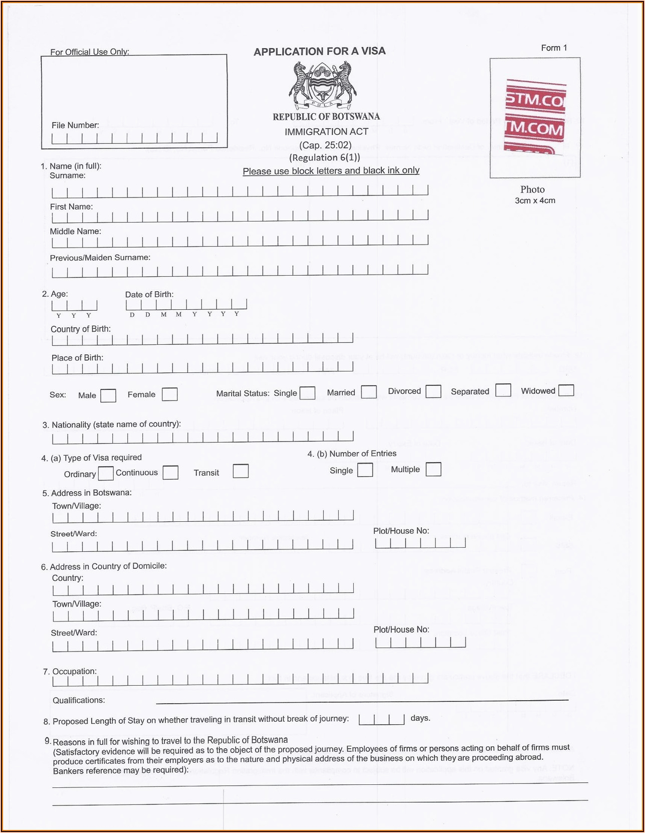 Sample Resume for Us Visa Application Us Visa Application form for Nigerian form Resume