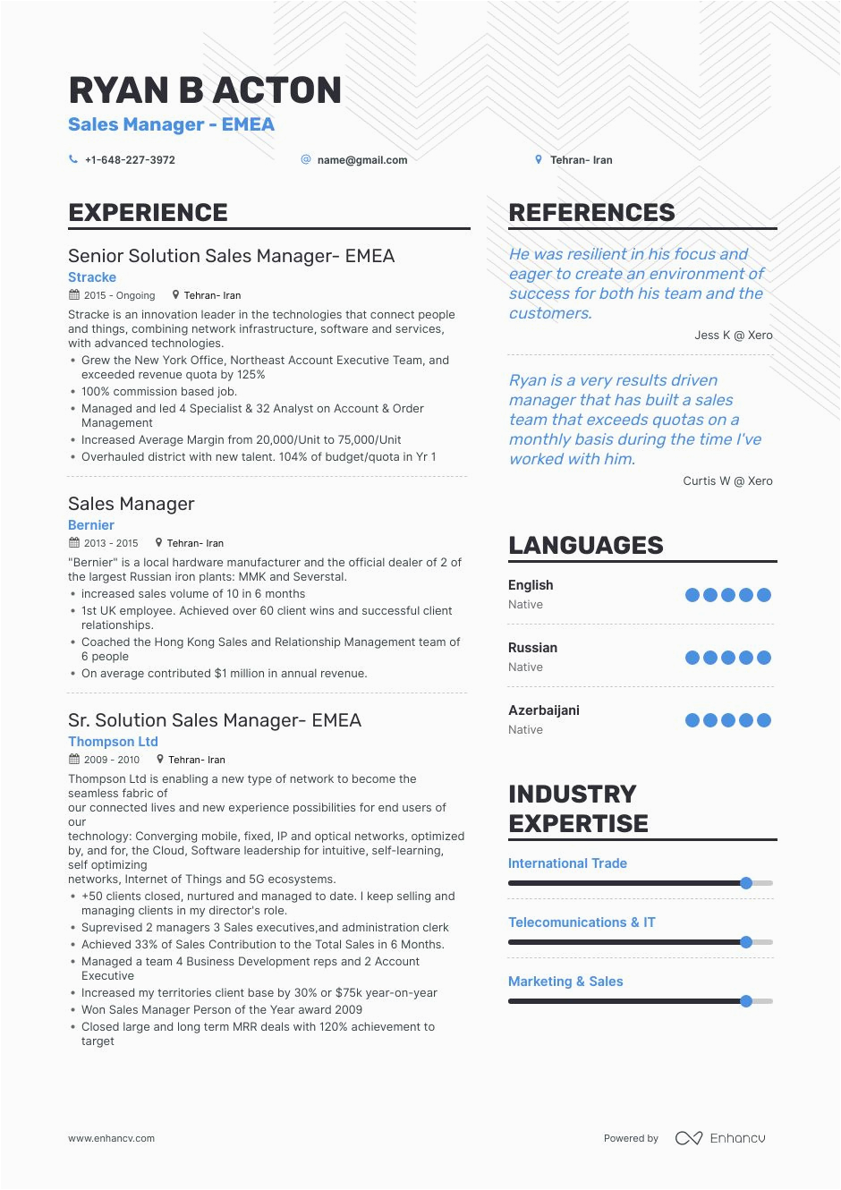Sample Resume Headline for Sales Manager top Sales Resume Examples Expert Tips