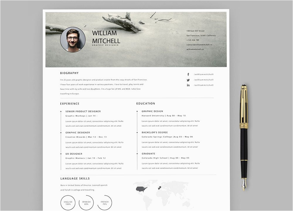 Adobe Illustrator Resume Template Free Download Adobe Illustrator Resume Template Free Download Resumekraft