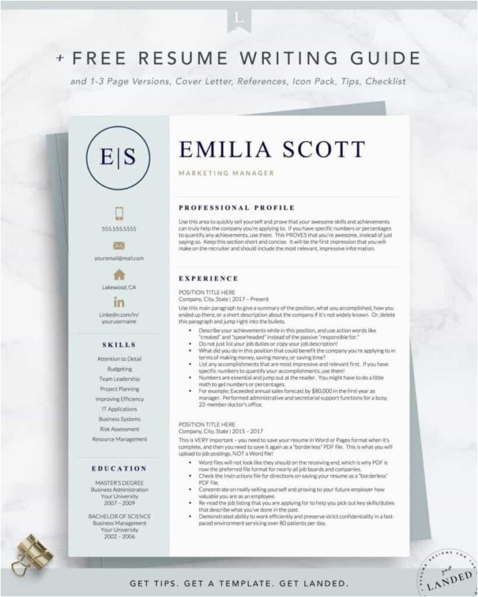 Best Resume Template to Get Hired the Best Resume Examples that Get You Hired In