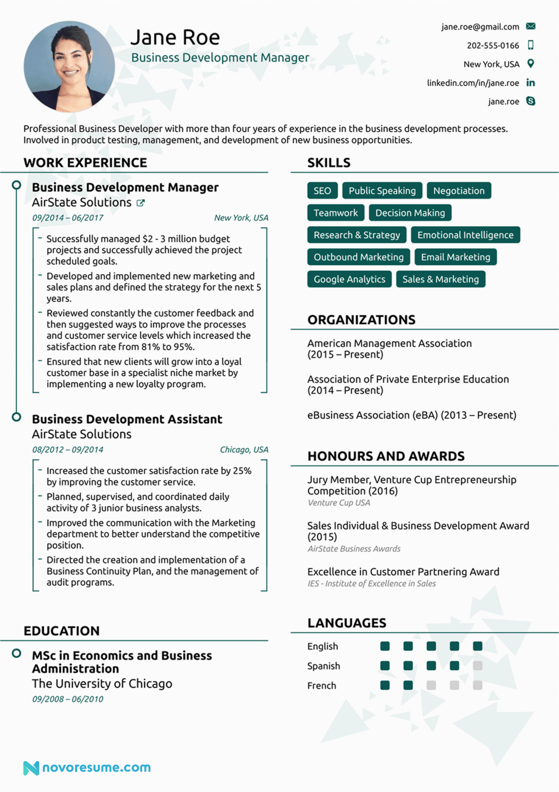 Best Resume Templates for It Professionals Resume format 2020 Examples Resume Example assistant