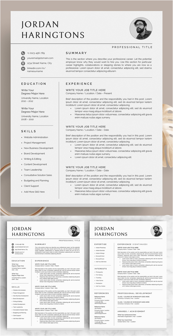 Best Template to Use for Resume 20 Best Simple Clean Resume Templates Design