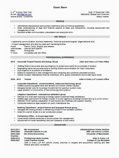 Combination Resume Sample for Career Change the Bination Resume Template format and Examples