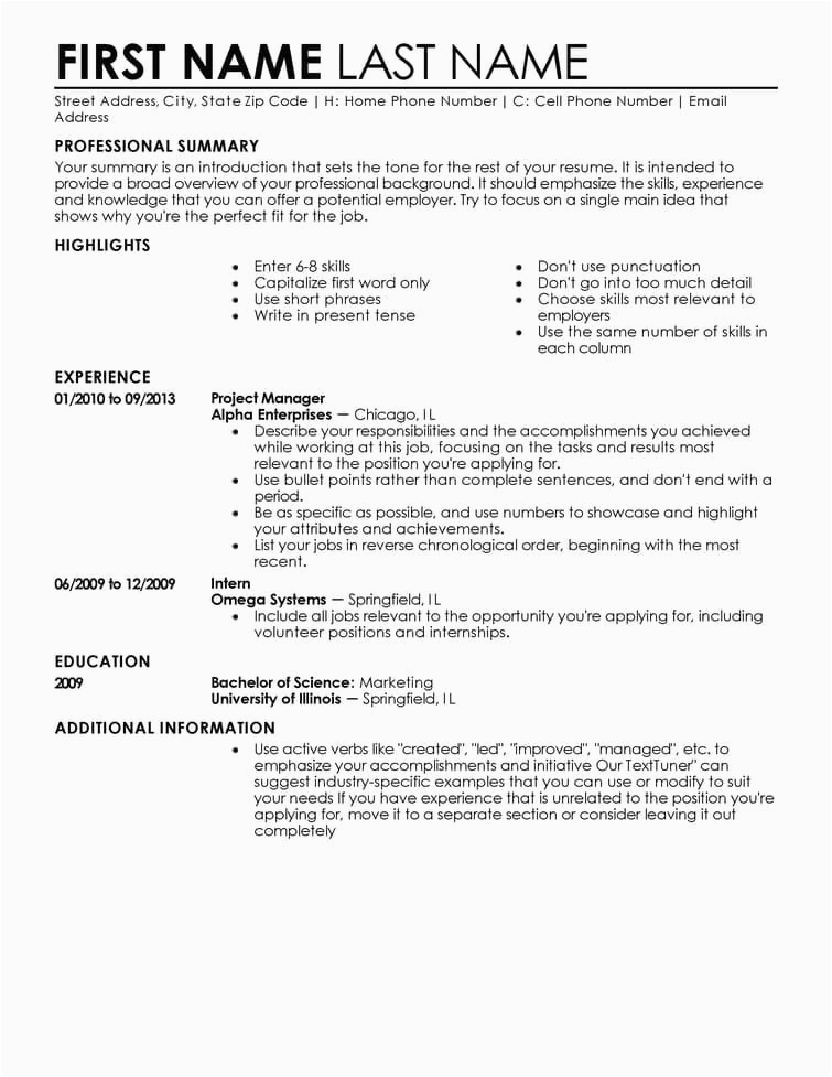 Entry Level and First Job Resume Templates Resume format Entry Level