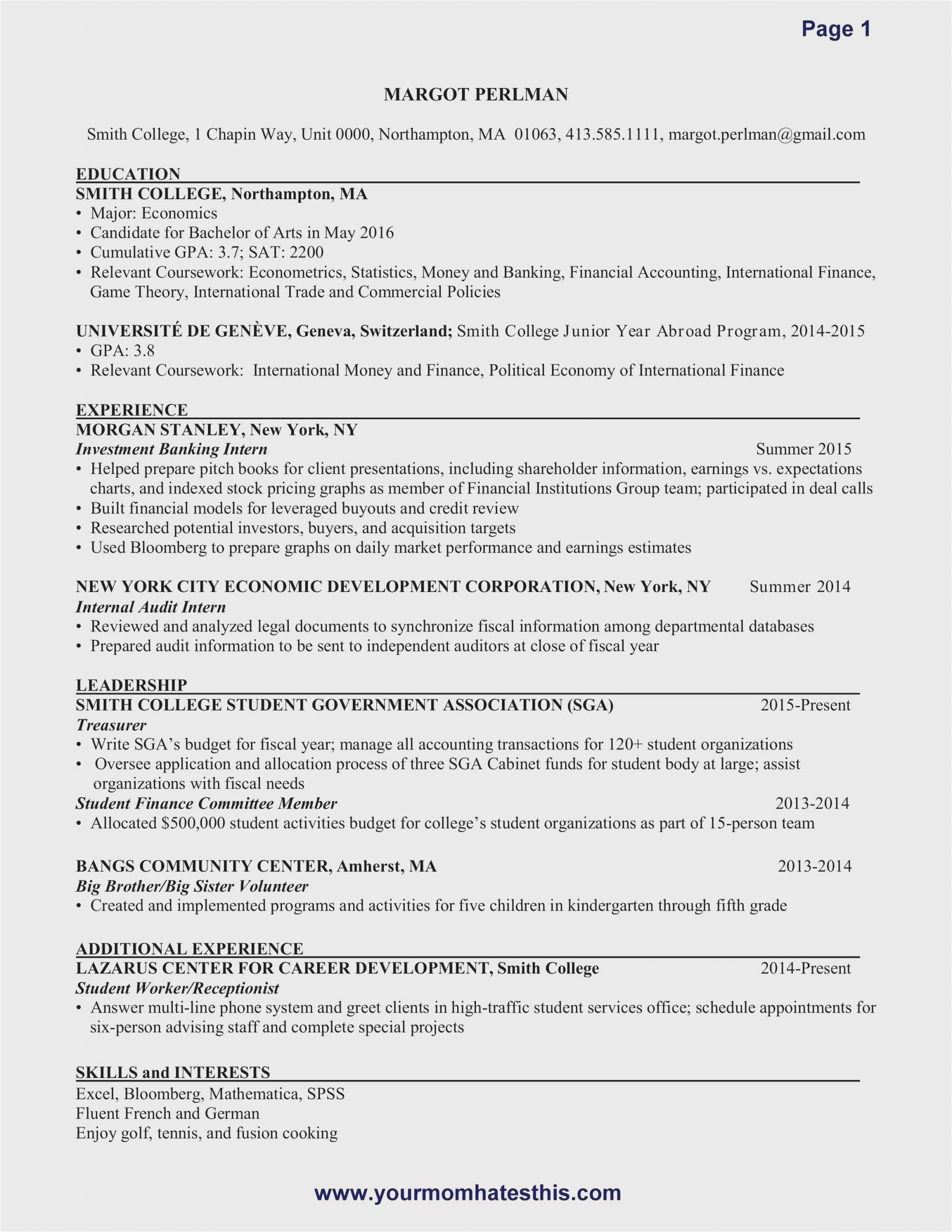 Entry Level Resume Template Free Download Free Download 59 Resume for Entry Level Examples