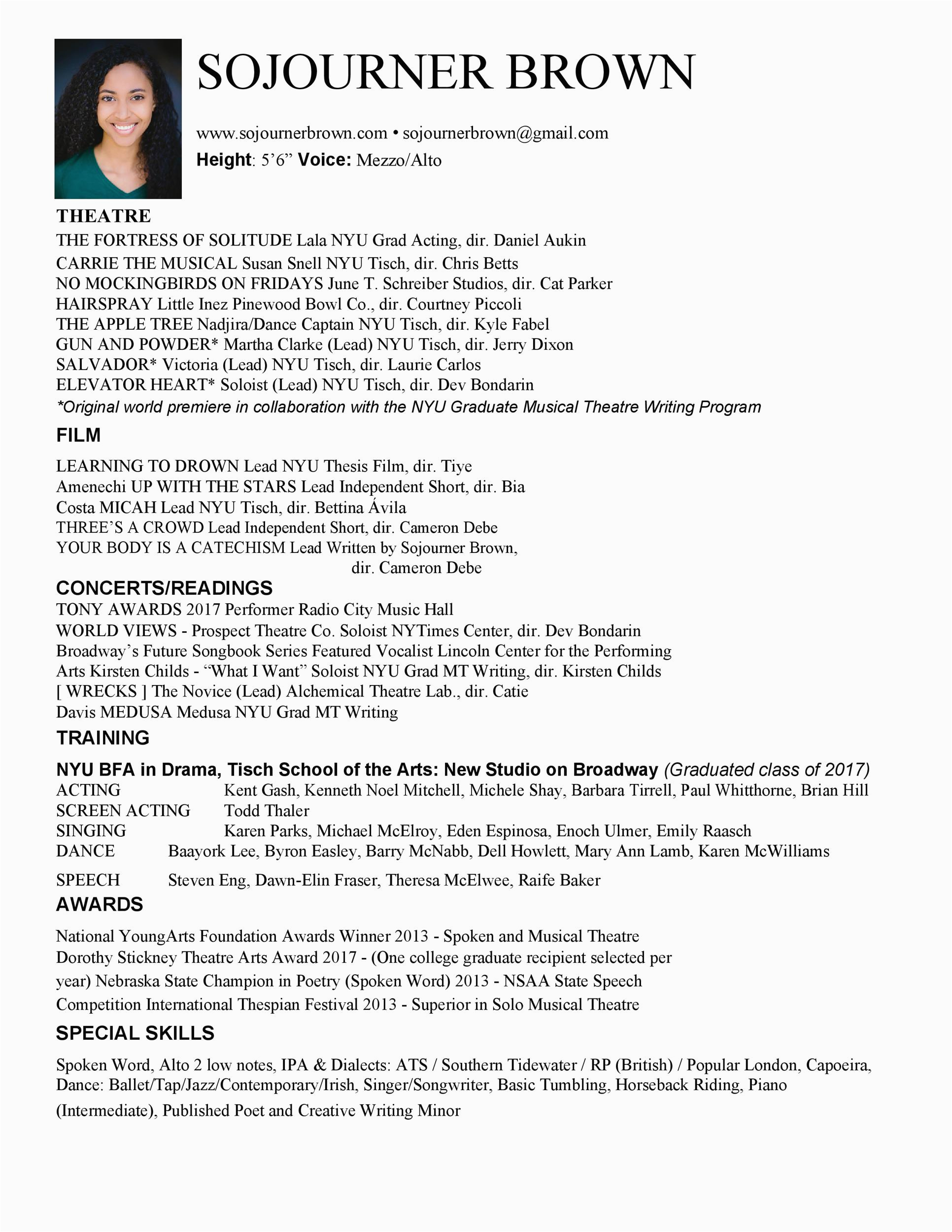 Free Acting Resume Template with Photo 50 Free Acting Resume Templates Word & Google Docs Free Acting Resume Template with Photo 50 Free Acting Resume Templates Word & Google Docs