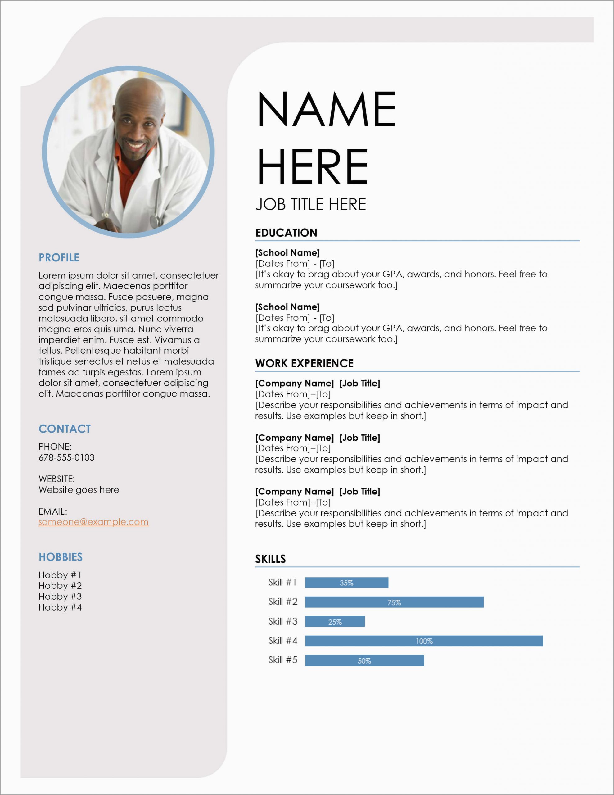 Free Download Resume Template with Picture 45 Free Modern Resume Cv Templates Minimalist Simple