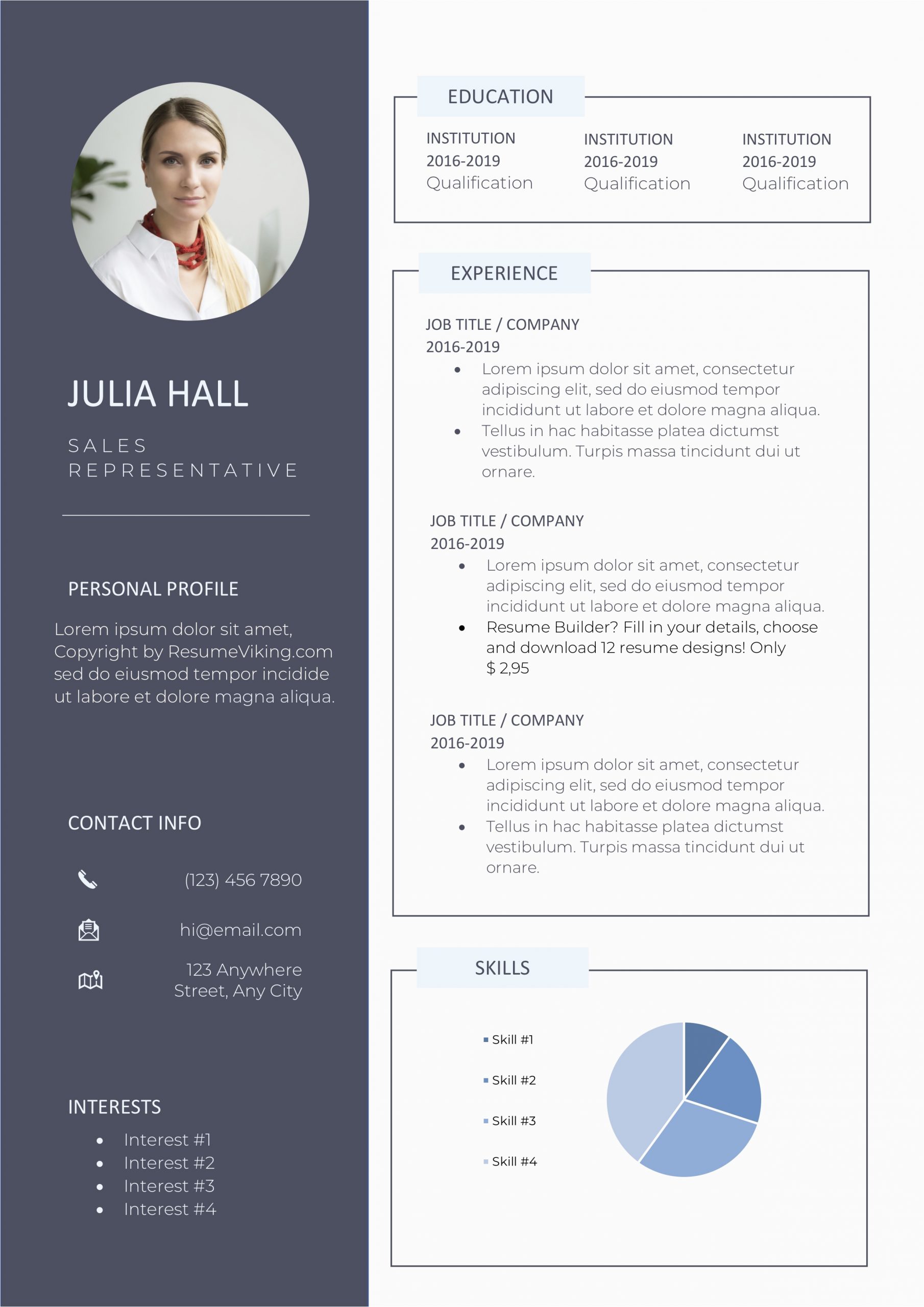 Free Download Resume Template with Picture 76 Free Resume Templates [2021] Pdf & Word Downloads