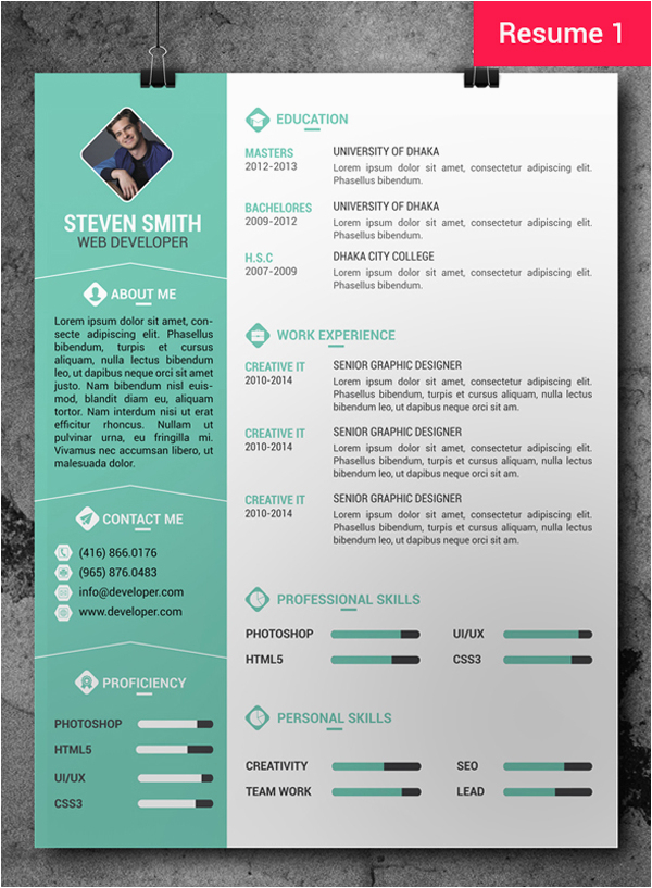 Free Graphic Design Resume Template Download Free Cv Resume Psd Templates Freebies