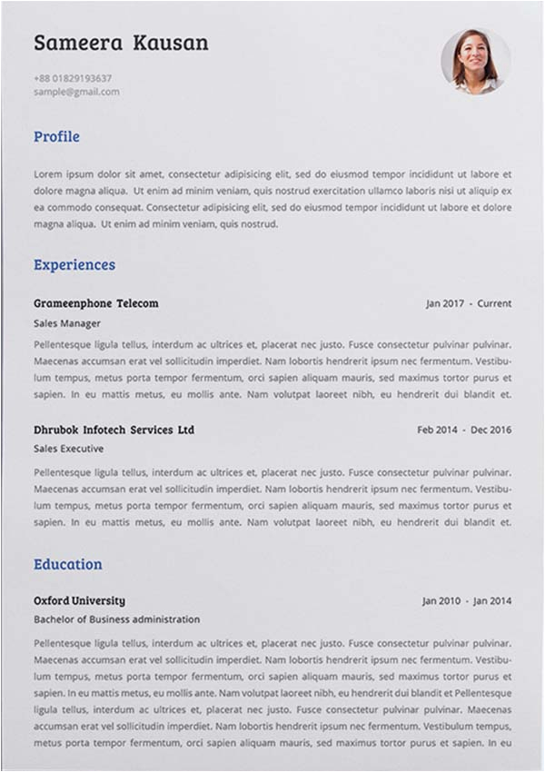 Free Matching Resume and Cover Letter Templates Free Simple Resume Template with Matching Cover Letter