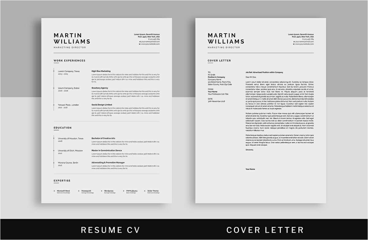 Free Minimalistic and Clean Resume Template 15 Clean Minimalist Resume Templates Sleek Design