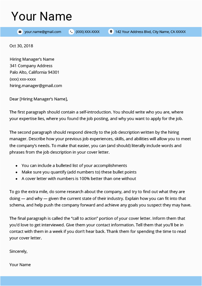 Free Modern Resume and Cover Letter Templates Modern Cover Letter Templates Free to Download