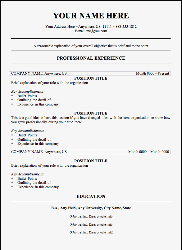 Free Resume Templates No Sign Up Free Resume Templates Word No Sign Up Rusemu