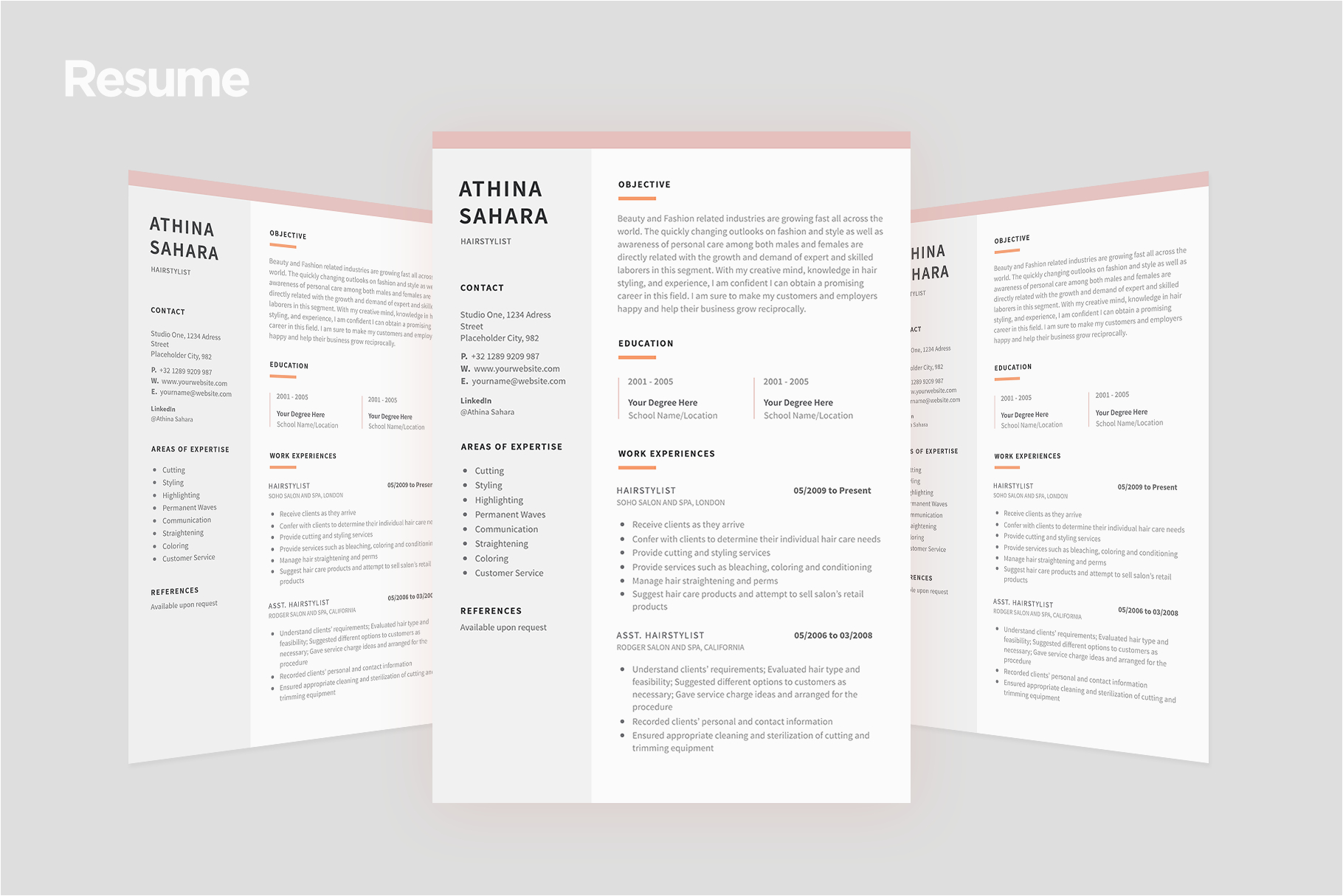 Matching Resume and Cover Letter Templates Resume Template Match with Cover Letter by Ariodsgn