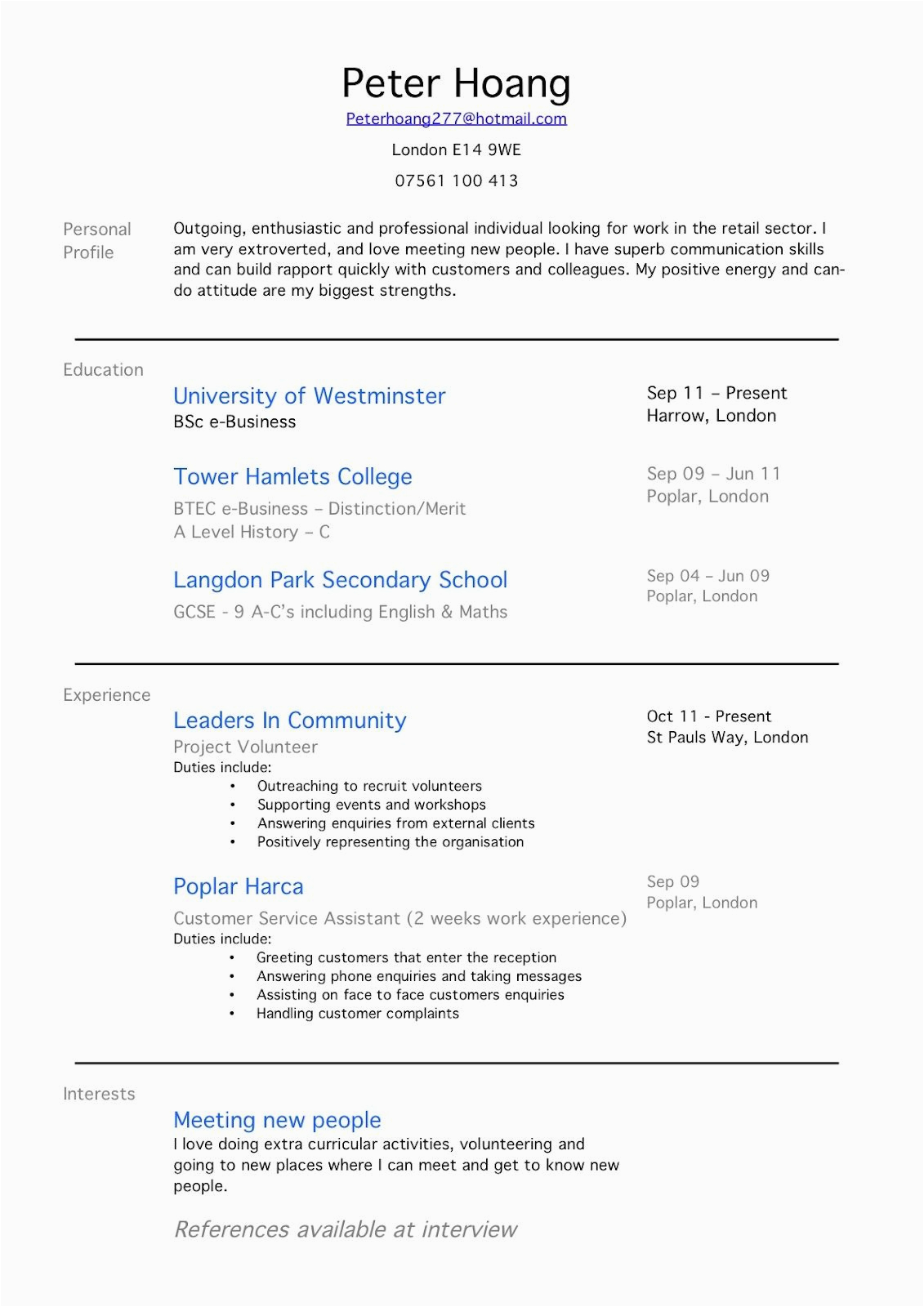 Resume Objective Sample for No Experience Resume No Experience Objective Examples First Resume