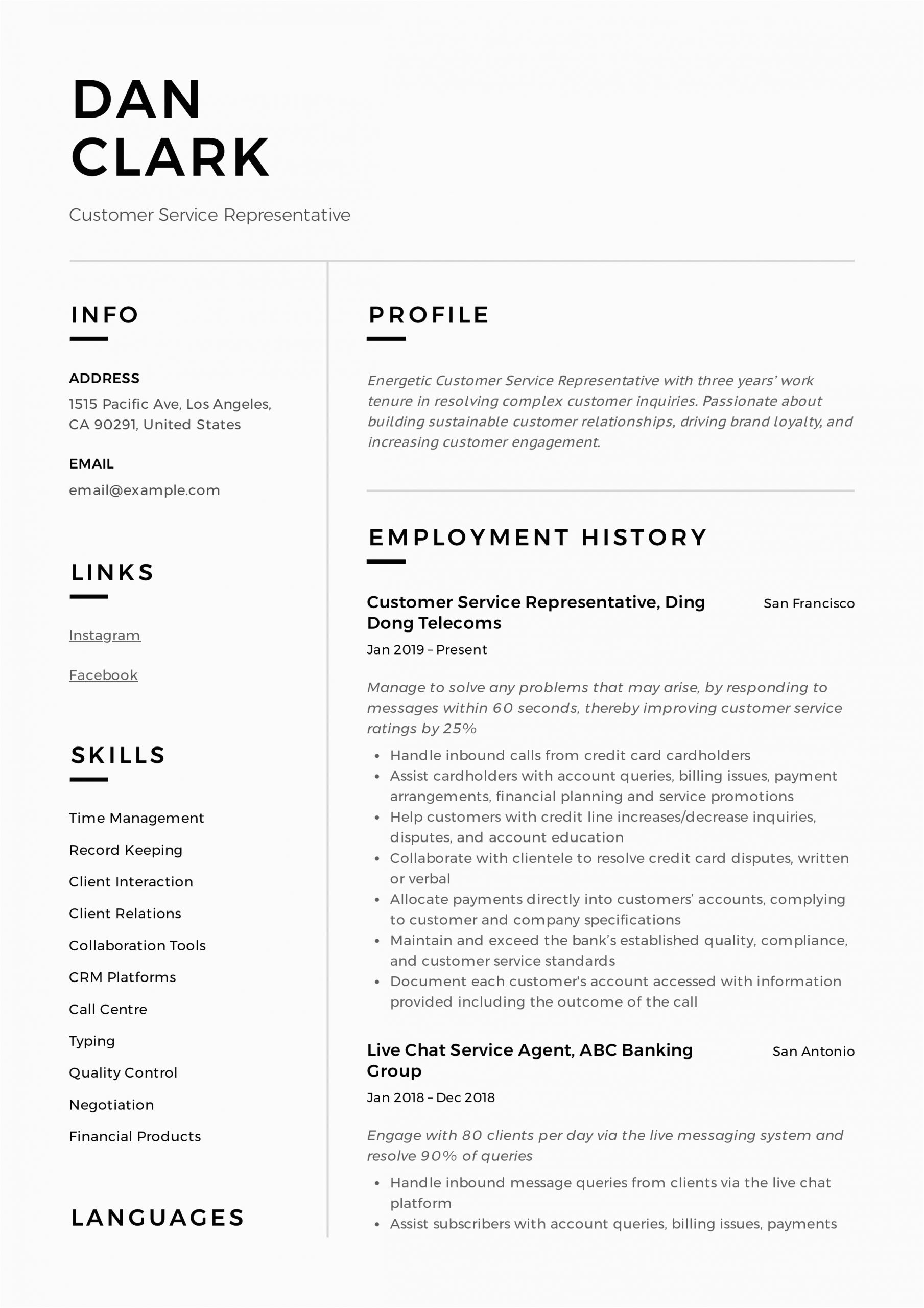 Resume Template for Customer Service Representative How to Customer Service Representative Resume & 12 Pdf