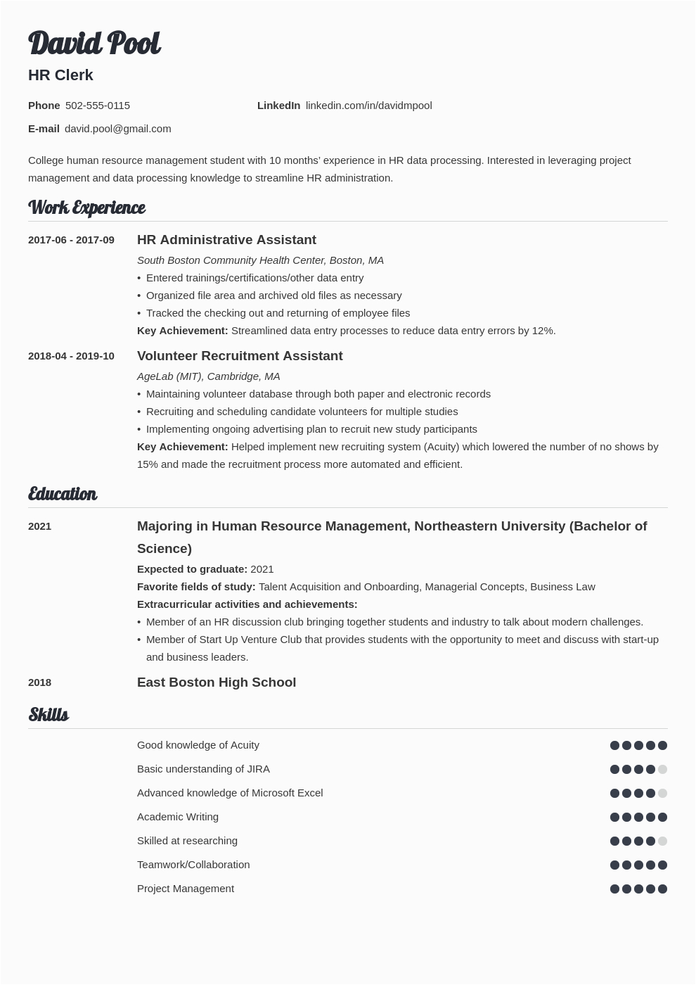 Resume Template for Freshman College Student College Freshman Resume Template & Guide [20 Examples]