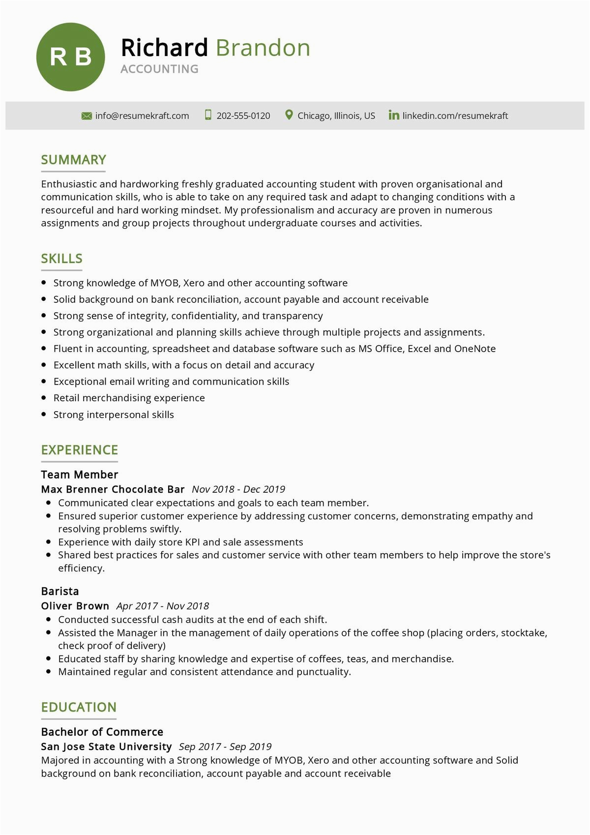 Resume Templates for Accounting and Finance Accounting Finance Resume Samples 2021 Resumekraft