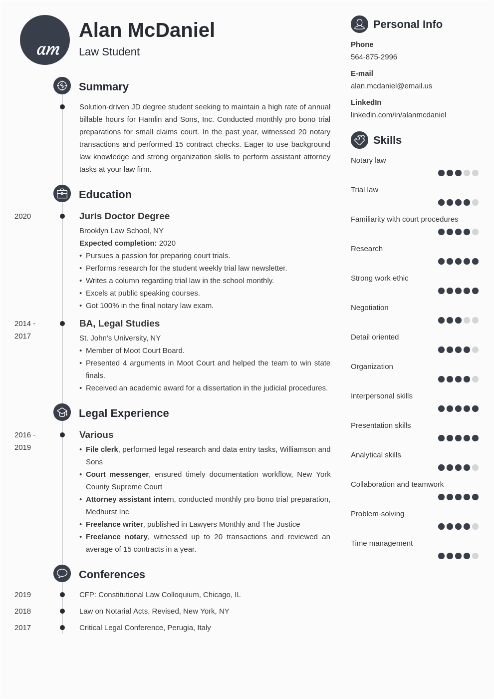 Resume Templates for Law School Applications Law School Application Resume Template 20 Examples