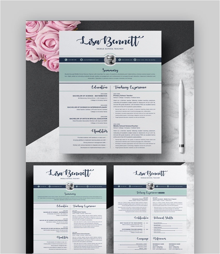Resume Templates that Get You Hired 20 Awesome Teacher Resume Templates to Get You Hired
