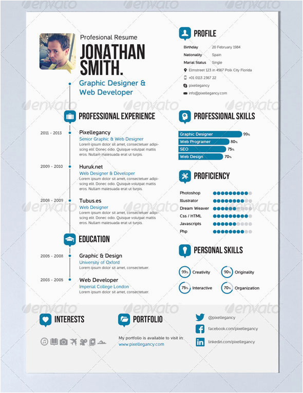 Resume Templates that Will Get You Hired 45 Cv Resume Templates that Will Get You Hired
