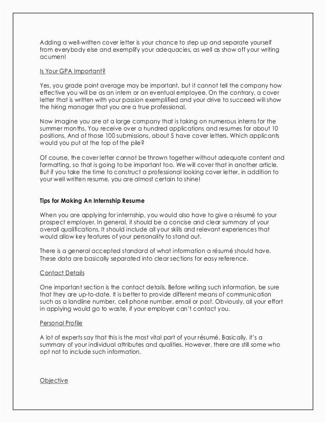 Sample Impressive Resume with A Cover Letter How to Write Impressive Resume and Cover Letter