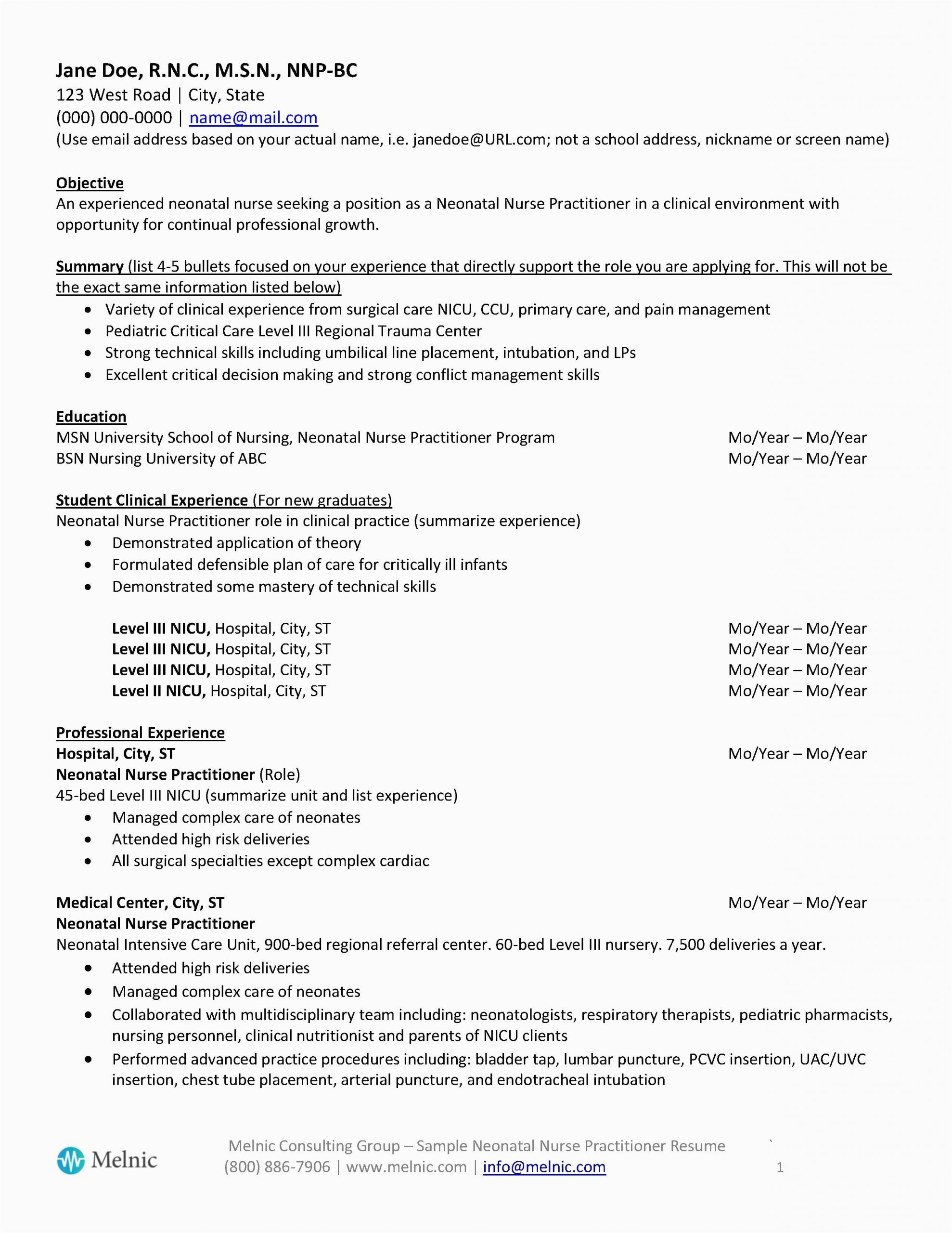 Sample Nursing assistant Resume Entry Level √ 20 Entry Level Nurse Practitioner Resume