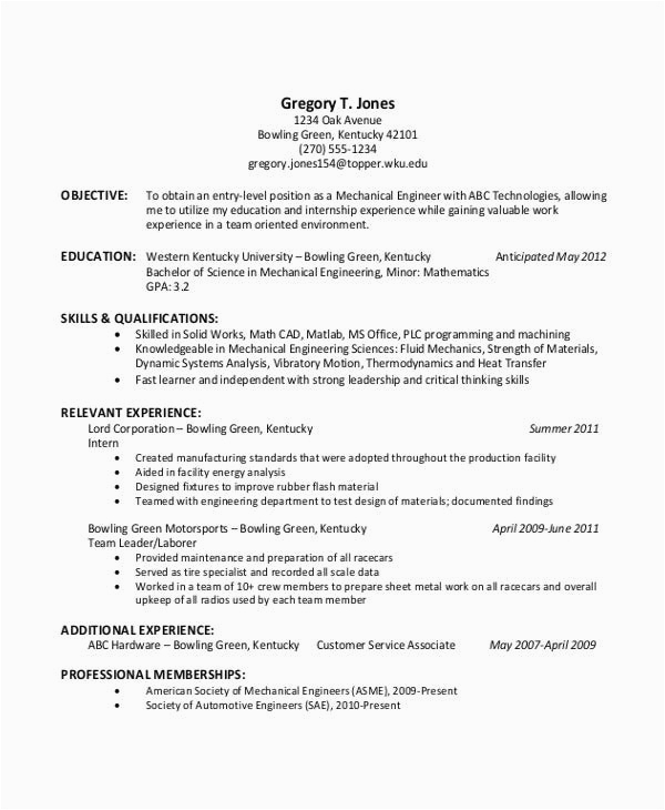 Sample Objective for College Student Resume 44 Sample Resume Templates