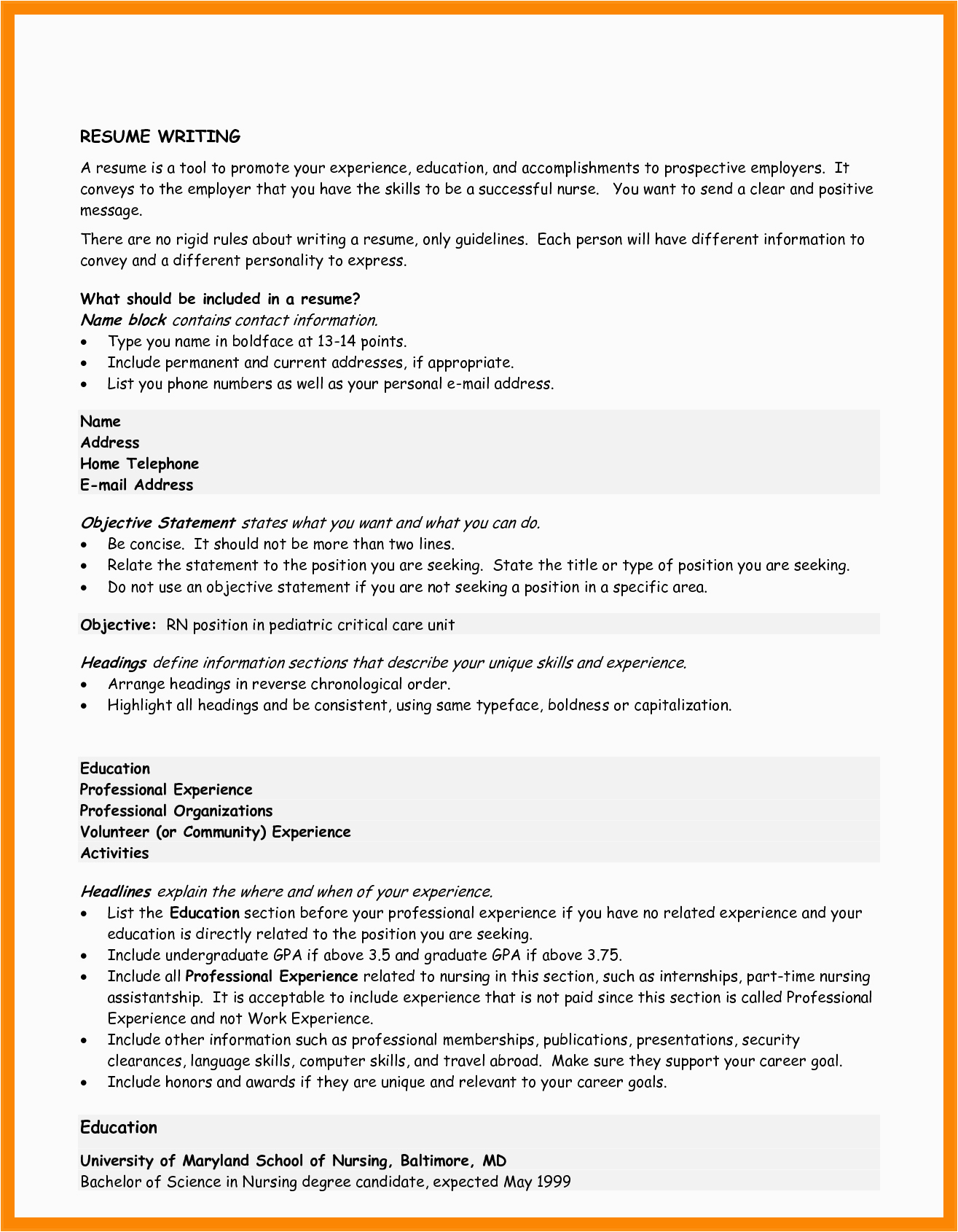 Sample Of A Good Resume Objective 12 13 Successful Resume Objectives