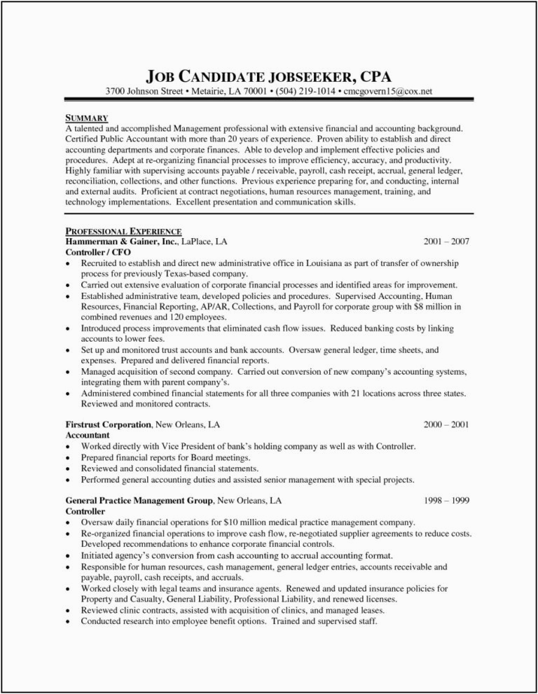 Sample Resume for Accounting Clerk with Experience Sample Resume for Accounting Clerk with Experience