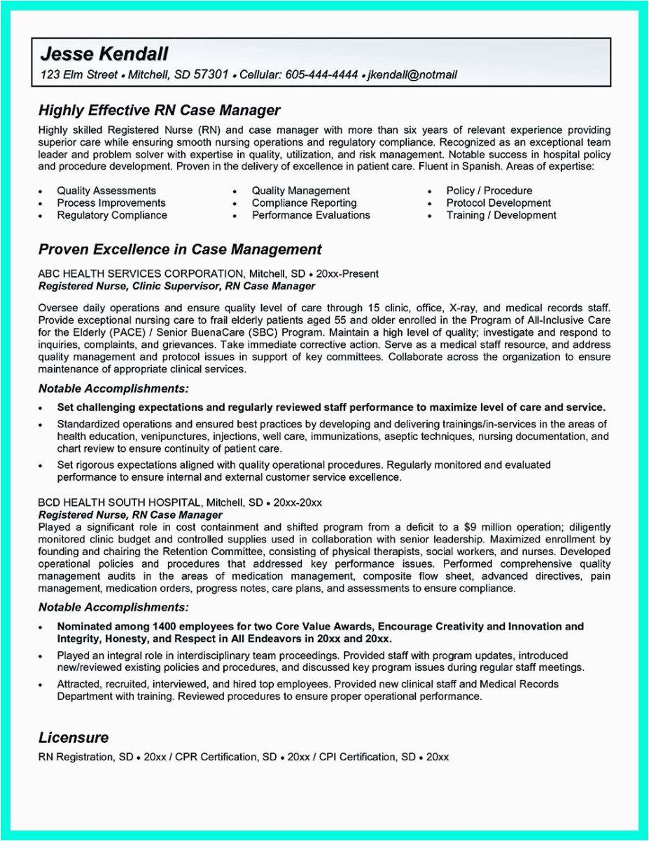 Sample Resume for Case Manager Position Inspiring Case Manager Resume to Be Successful In Gaining