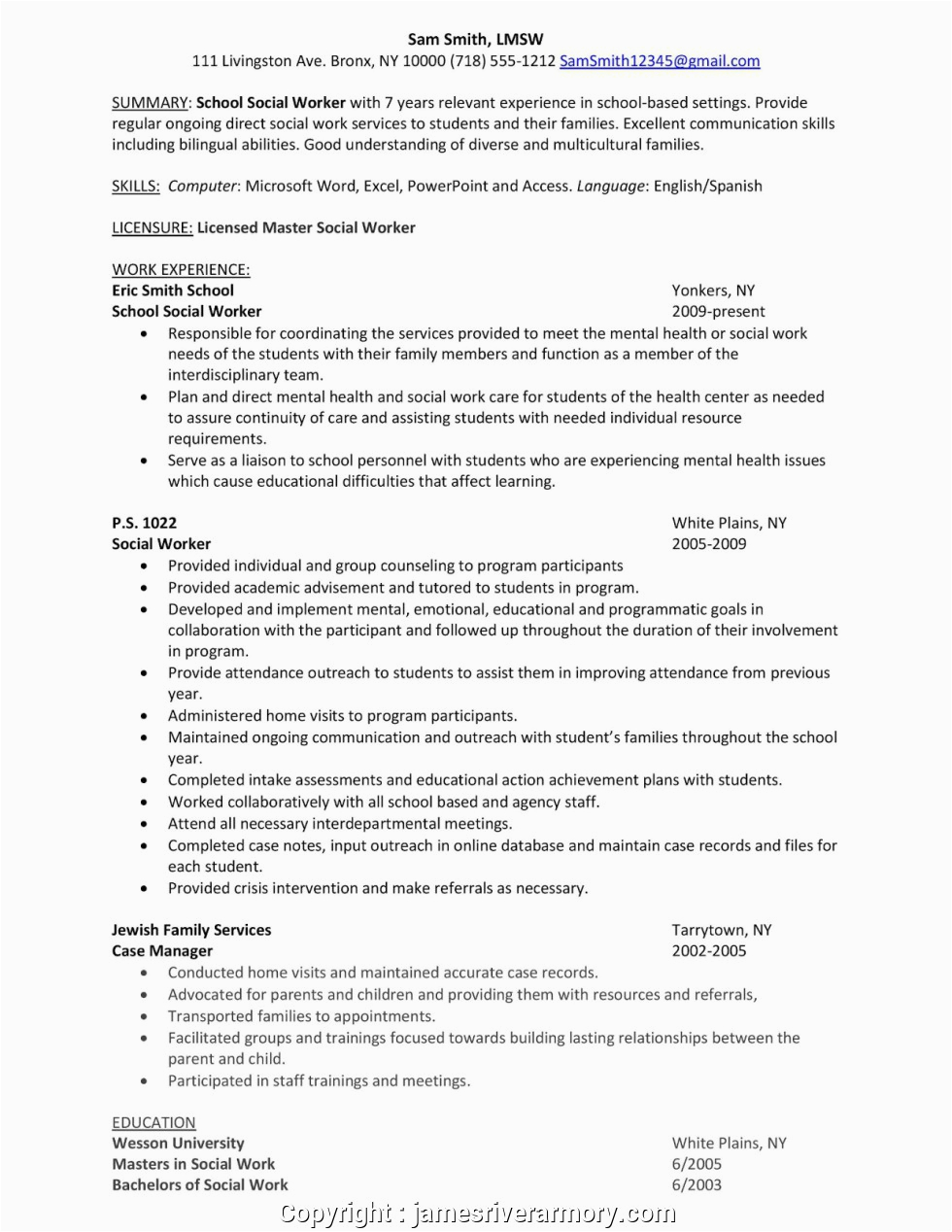 Sample Resume for Case Manager social Work Modern Case Manager social Work Resume the Freelance