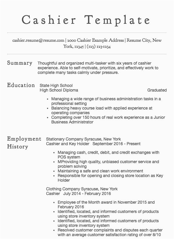 Sample Resume for Cashier and Customer Service Customer Service Resume Samples & How to Guide