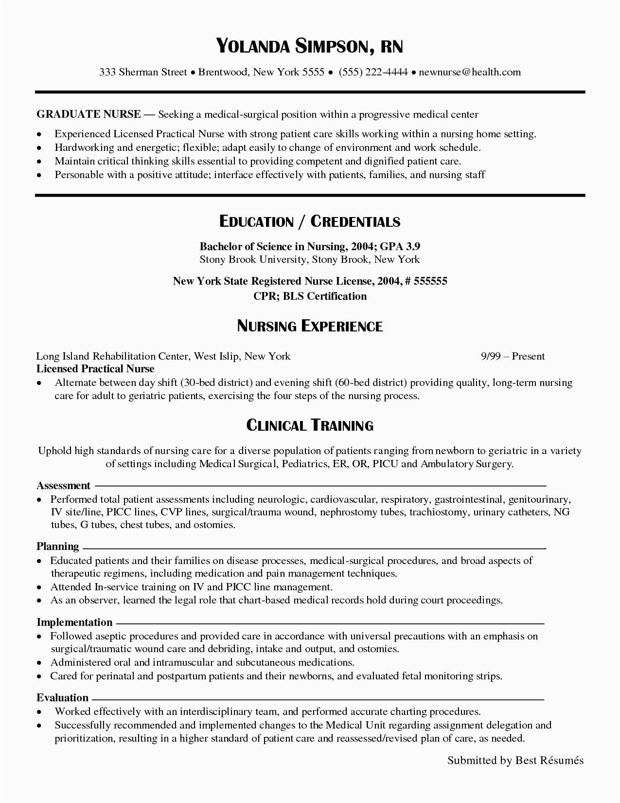 Sample Resume for Newly Graduated Student Sample Cv Newly Graduate Nurse – How to Write Graduate