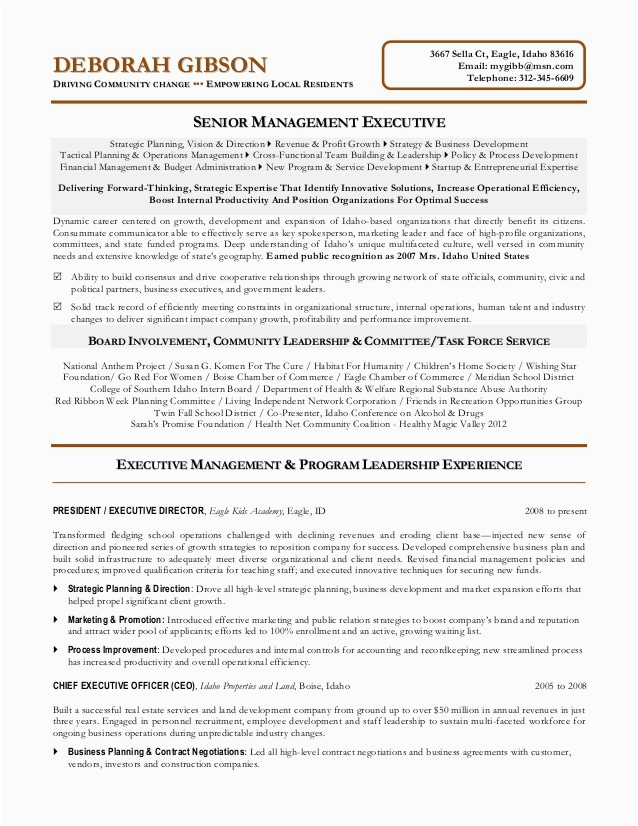 Sample Resume for Nonprofit Executive Director Sample Cover Letter Sample Resume for Zs associates