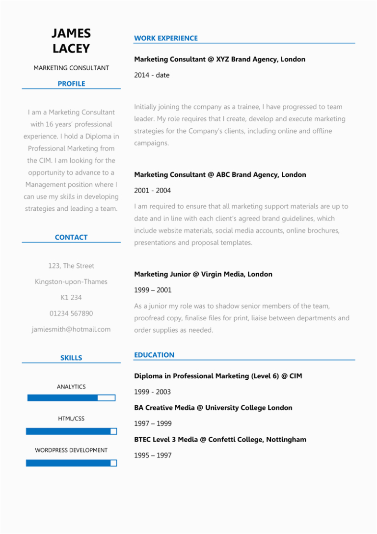 Two Column Resume Template Free Download 2 Column Cv Template Fresh Design In Ms Word Free