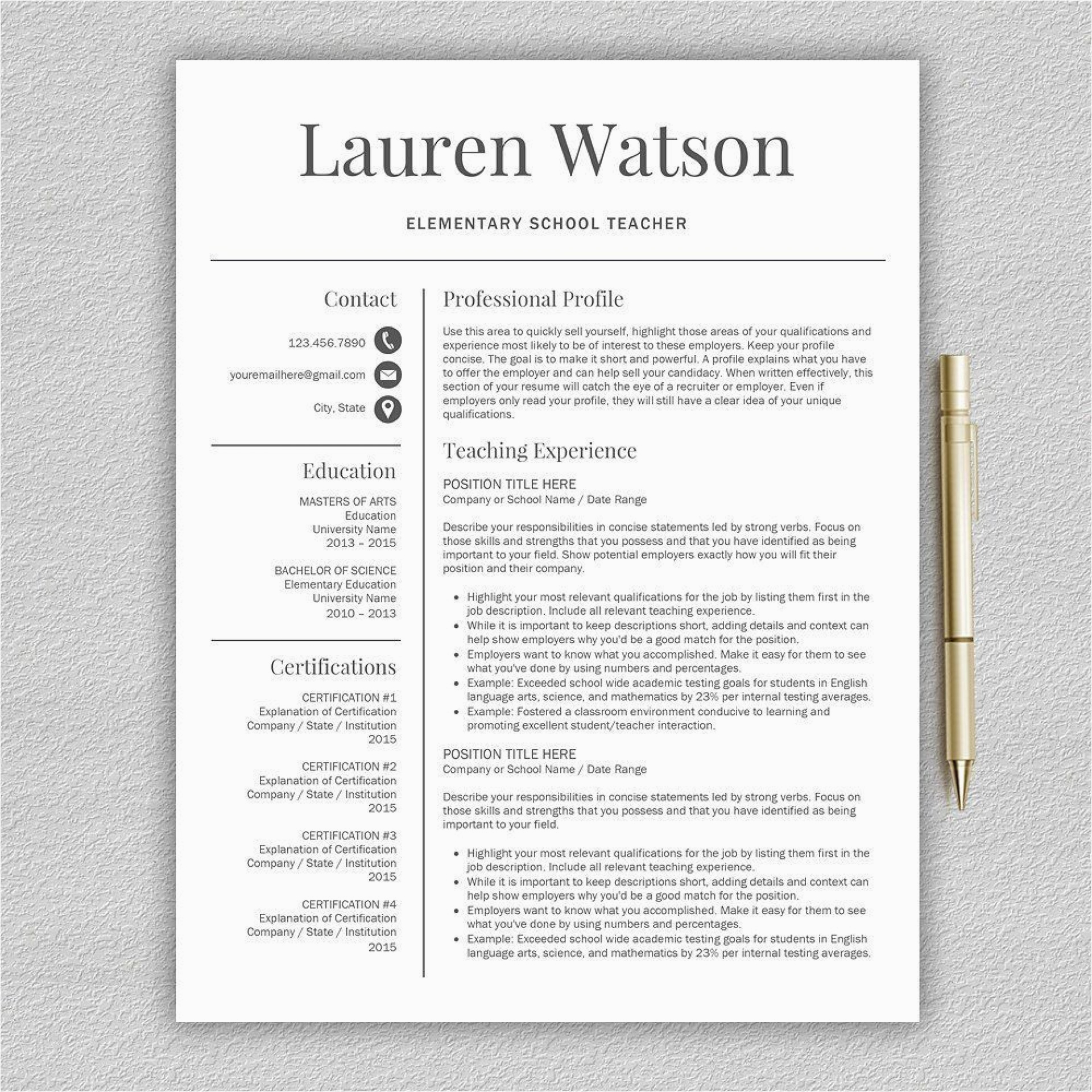 Two Column Resume Template Free Download Two Column Resume Template Word Addictionary