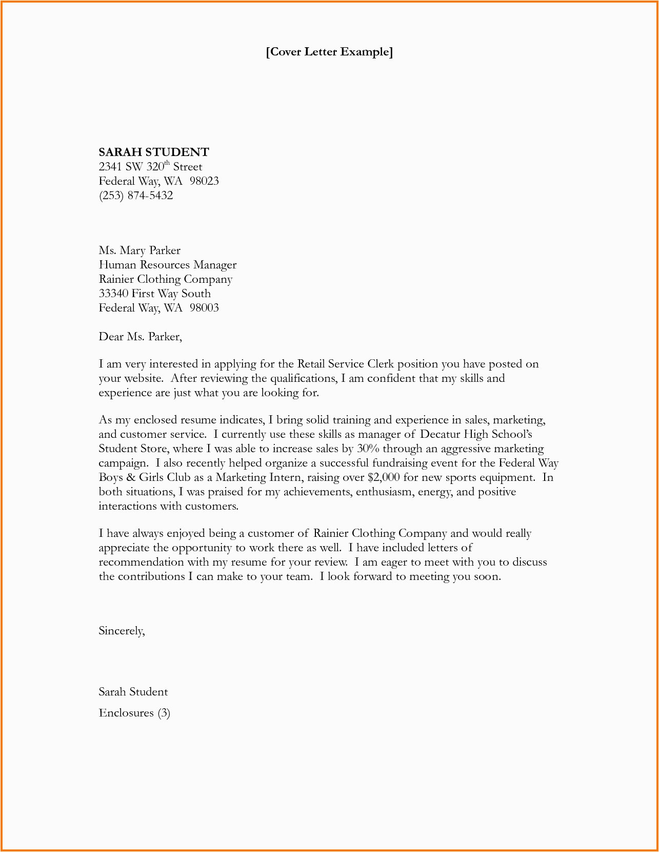 Usa Jobs Resume Cover Letter Sample Cover Letter for Federal Jobs – Salescvfo